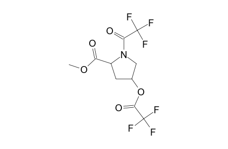 1-(2,2,2-trifluoroacetyl)-4-(2,2,2-trifluoroacetyl)oxy-pyrrolidine-2-carboxylic acid methyl ester