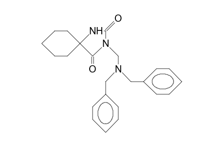 3-(N,N-Dibenzyl-aminomethyl)-1,3-diaza-spiro(4.5)decane-2,4-dione