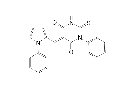 (5E)-1-phenyl-5-[(1-phenyl-1H-pyrrol-2-yl)methylene]-2-thioxodihydro-4,6(1H,5H)-pyrimidinedione