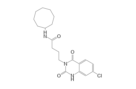 4-(7-chloro-2,4-dioxo-1,4-dihydro-3(2H)-quinazolinyl)-N-cyclooctylbutanamide