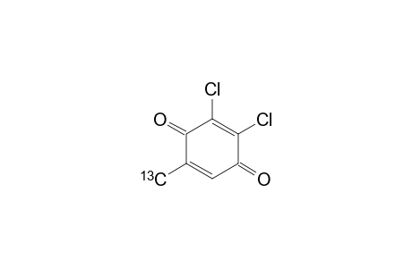 (5-CH3-C-13)-2,3-DICHLORO-5-METHYL-2,5-CYCLOHEXADIENE-1,4-DIONE