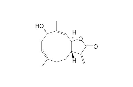 Cyclodeca[b]furan-2(3H)-one, 3a,4,5,8,9,11a-hexahydro-9-hydroxy-6,10-dimethyl-3-methylene-, [3aS-(3aR*,6E,9R*,10Z,11aS*)]-