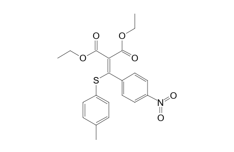 2,2-Di(ethoxycarbonyl)-1-p-nitrophenyl-1-p-tolthioethene