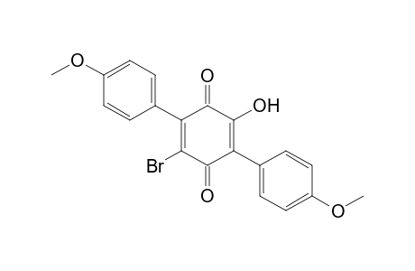 2-Bromo-5-hydroxy-3,6-bis(4'-methoxyphenyl)-1,4-benzoquinone
