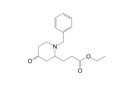 1-Benzyl-2-[2-(ethoxycarboyl)ethyl]-4-oxopiperidine