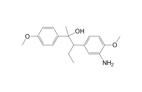 3-(3-Amino-4-methoxyphenyl)-2-(4-methoxyphenyl)-2-pentanol