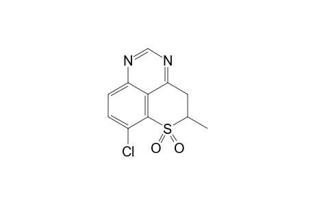 7-Chloro-4,5-dihydro-5-methyl-thiopyrano[4,3,2-de]quinazolin-6,6-dioxide