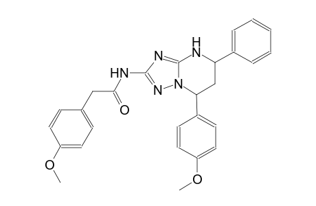 2-(4-methoxyphenyl)-N-[7-(4-methoxyphenyl)-5-phenyl-4,5,6,7-tetrahydro[1,2,4]triazolo[1,5-a]pyrimidin-2-yl]acetamide