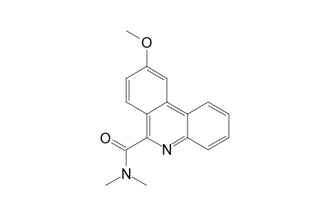 9-Methoxy-N,N-dimethylphenanthridine-6-carboxamide