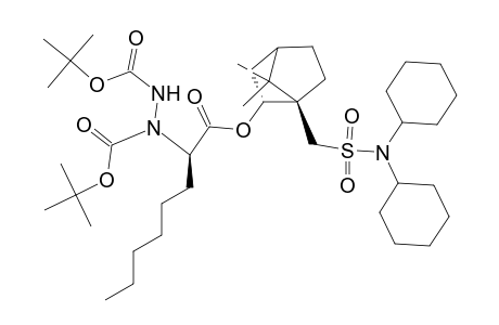 [(1S,2R)-10-(N,N-dicyclohexylaminosulfonyl)born-2-yl][(2S)-2-(N,N'-di-t-butoxycarbonyl)hydrazinooctanoate]