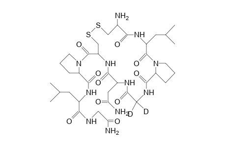 (2-Leucine-3-proline-4-[.alpha.,.alpha.-dideuterio-glycine])-ocytocin