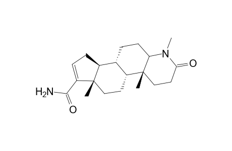 4-Aza-4-methyl-5.alpha.-androst-16-en-3-one-17-carboxamide