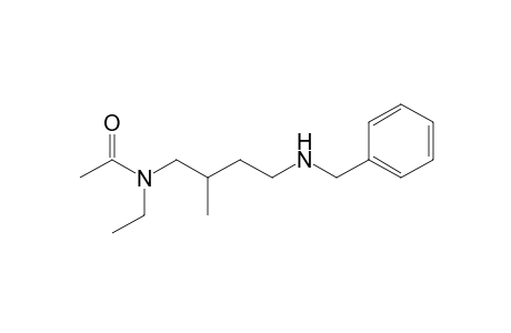 N-(4-Benzylamino-2-methylbutyl)-N-ethylacetamide