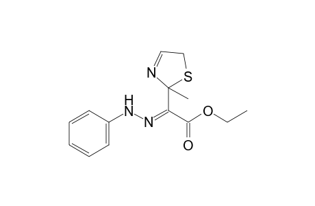 2-methyl-3-thiazoline-2-glyoxylic acid, ethyl ester, phenylhydrazone