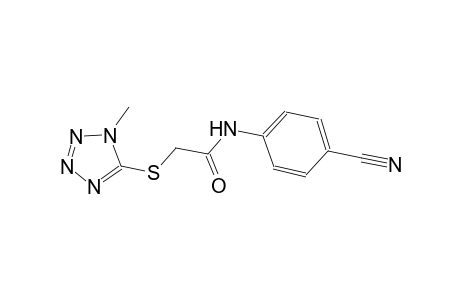 N-(4-cyanophenyl)-2-[(1-methyl-1H-tetraazol-5-yl)sulfanyl]acetamide