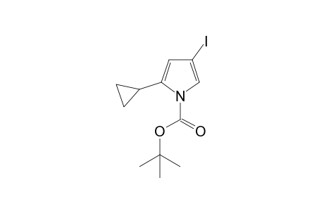 tert-Butyl 2-(cyclopropyl)-4-iodo-1H-pyrrole-1-carboxylate