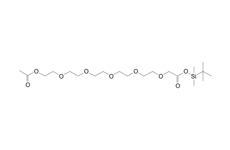 Tert-butyldimethylsilyl 17-acetoxy-3,6,9,12,15-pentaoxaheptadecan-1-oate