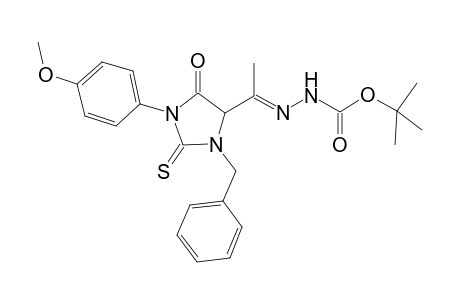 Tert-Butyl 2-[1-[3-Benzyl-1-(4-methoxyphenyl)-5-oxo-2-thioxoimidazolidin-4-yl]ethylidene]hydrazinecarboxylate