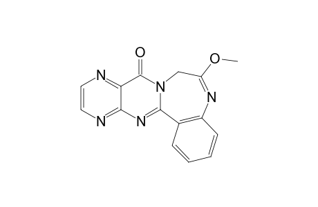 6-Methoxy-7H-1,4-benzodiazino[5,4-b]pteridin-9-one