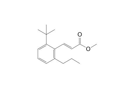 (E)-3-(2-tert-butyl-6-propyl-phenyl)acrylic acid methyl ester