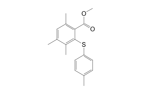 3,4,6-Trimethyl-2-(4-tolylsulfanyl)benzoic acid methyl ester