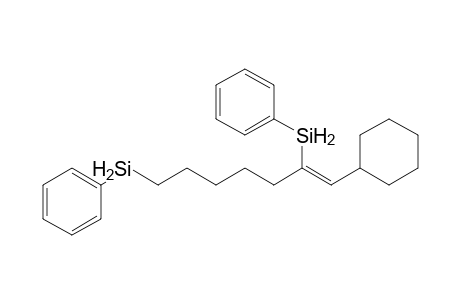 1- Cyclohexyl-2,7-bis(phenylsilyl)-1-heptene