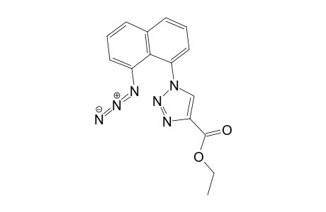 1-(8-azido-1-naphthalenyl)-4-triazolecarboxylic acid ethyl ester