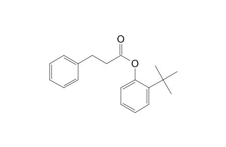 3-Phenylpropanoic acid (2-tert-butylphenyl) ester