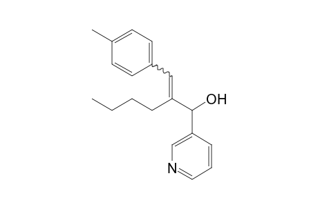 3-Pyridinemethanol, alpha-[1-[(4-methylphenyl)methylene]pentyl]-