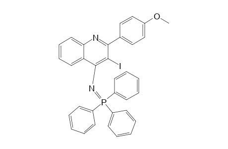 3-Iodo-2-(4-methoxyphenyl)-4-(triphenylphosphoranylideneamino)quinoline
