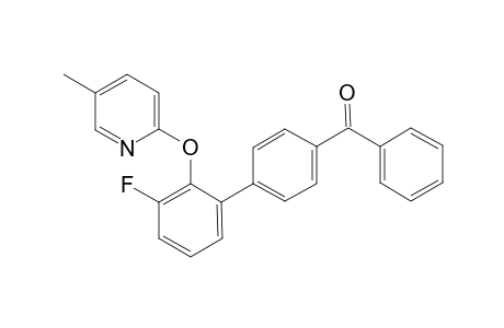 {3'-Fluoro-2'-[(5-methylpyridin-2-yl)oxy]-[1,1'-biphenyl]-4-yl}(phenyl)methanone