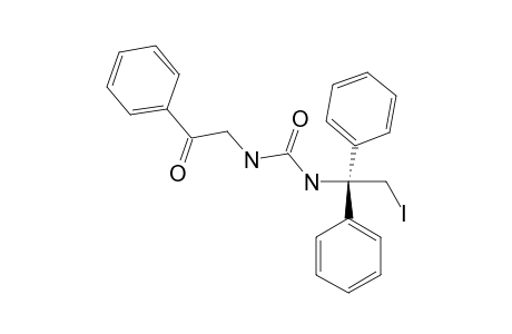 N-(2-IODO-1,1-DIPHENYLETHYL)-N'-PHENACYLUREA