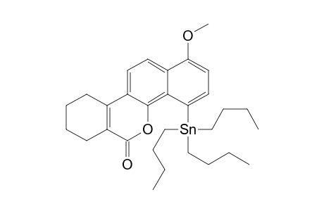 1-Methoxy-4-tributylstannyl-7,8,9,10-tetrahydronaphtho[1,2-c]isochromen-6-one