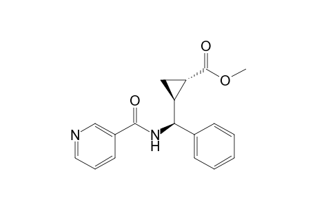 (1S,2S)-2-[(S)-nicotinamido(phenyl)methyl]cyclopropanecarboxylic acid methyl ester