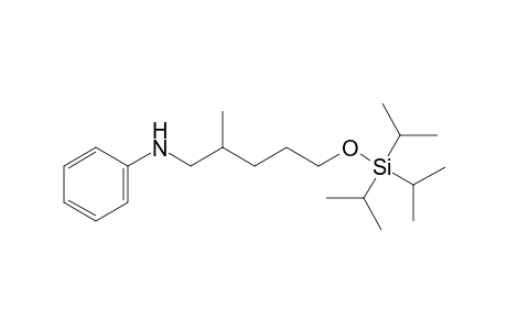 N-(2-Methyl-5-((triisopropylsilyl)oxy)pentyl)aniline