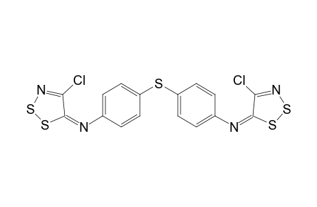 Bis[4-(4-chloro-5H-1,2,3-dithiazol-5-ylideneamino)phenyl]sulfide