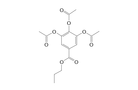 Propyl 3,4,5-triacetoxybenzoate