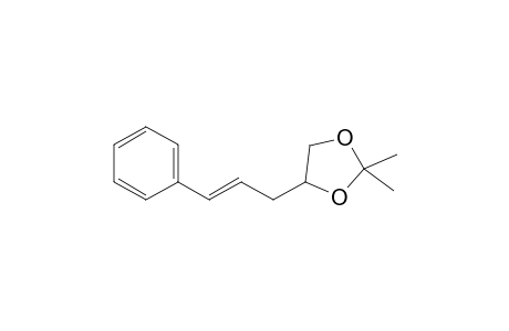 2,2-Dimethyl-4-[(E)-3-phenylprop-2-enyl]-1,3-dioxolane