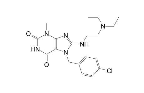7-(4-chlorobenzyl)-8-{[2-(diethylamino)ethyl]amino}-3-methyl-3,7-dihydro-1H-purine-2,6-dione