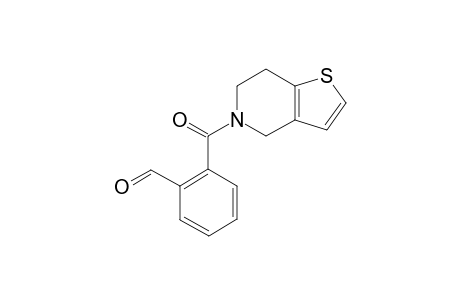 2-(4,5,6,7-Tetrahydrothieno[3,2-c]pyridine-5-carbonyl)benzaldehyde