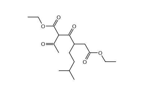 2-ACETYL-4-ISOPENTYL-3-OXOHEXANEDIOIC ACID, DIETHYL ESTER