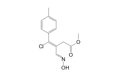 Butanoic acid, 3-chloro(4-methylphenyl)methylene-4-hydroximino-