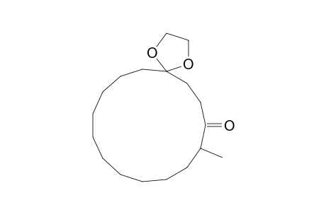 1,4-Dioxaspiro[4.14]nonadecan-8-one, 9-methyl-