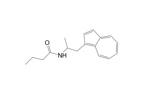 N-butanoyl-1-(1-azulenyl)-2-propanamine