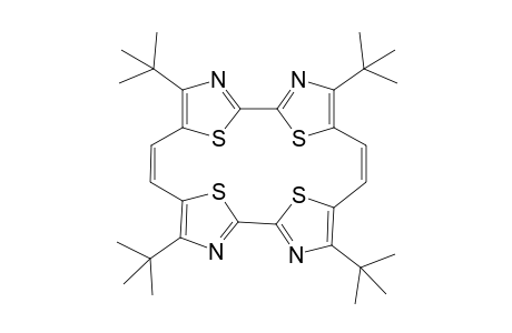 4,9,14,19-Tetra(tert-butyl)-21,22,23,24-tetrathia-3,10,13,20-tetraazapentacyclo[16.2.1.1(2,5).1(8,11).1(12,15)]tetracosa-1(20),2,4,6,8, 10,12,14,16,18-decaene