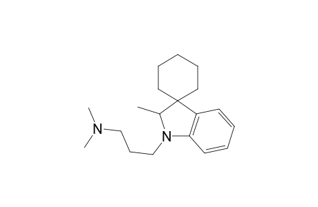 Spiro[cyclohexane-1,3'-[3H]indole]-1'(2'H)-propanamine, N,N,2'-trimethyl-