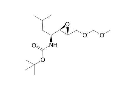 3-[(1-tert-Butoxycarbonylamido)-3-methylbutyl]-2-(methoxymethoxymethyl)oxirane