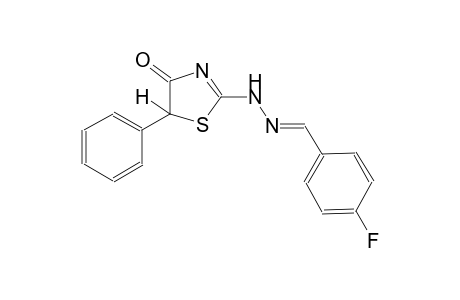 4-fluorobenzaldehyde (4-oxo-5-phenyl-4,5-dihydro-1,3-thiazol-2-yl)hydrazone