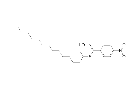 S-hexadecyl N-hydroxy-4-nitrobenzenecarboximidothioate