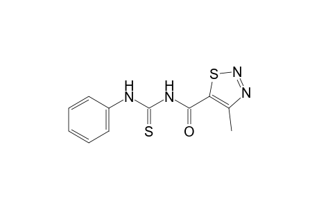 1-[(4-methyl-1,2,3-thiadiazol-5-yl)carbonyl]-3-phenyl-2-thiourea